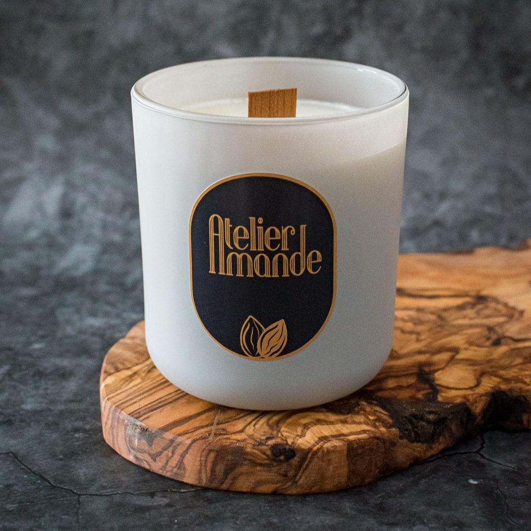 Midnight Soother: Midnight Jasmine & Almond Scented Candle