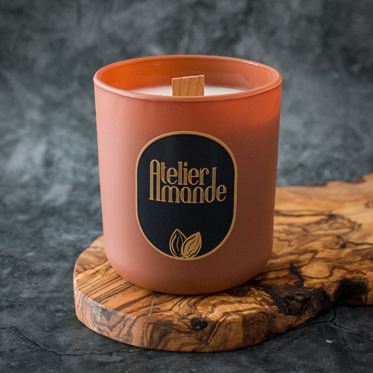 The Heart Mender: Sandalwood Amber & Almond Scented Candle